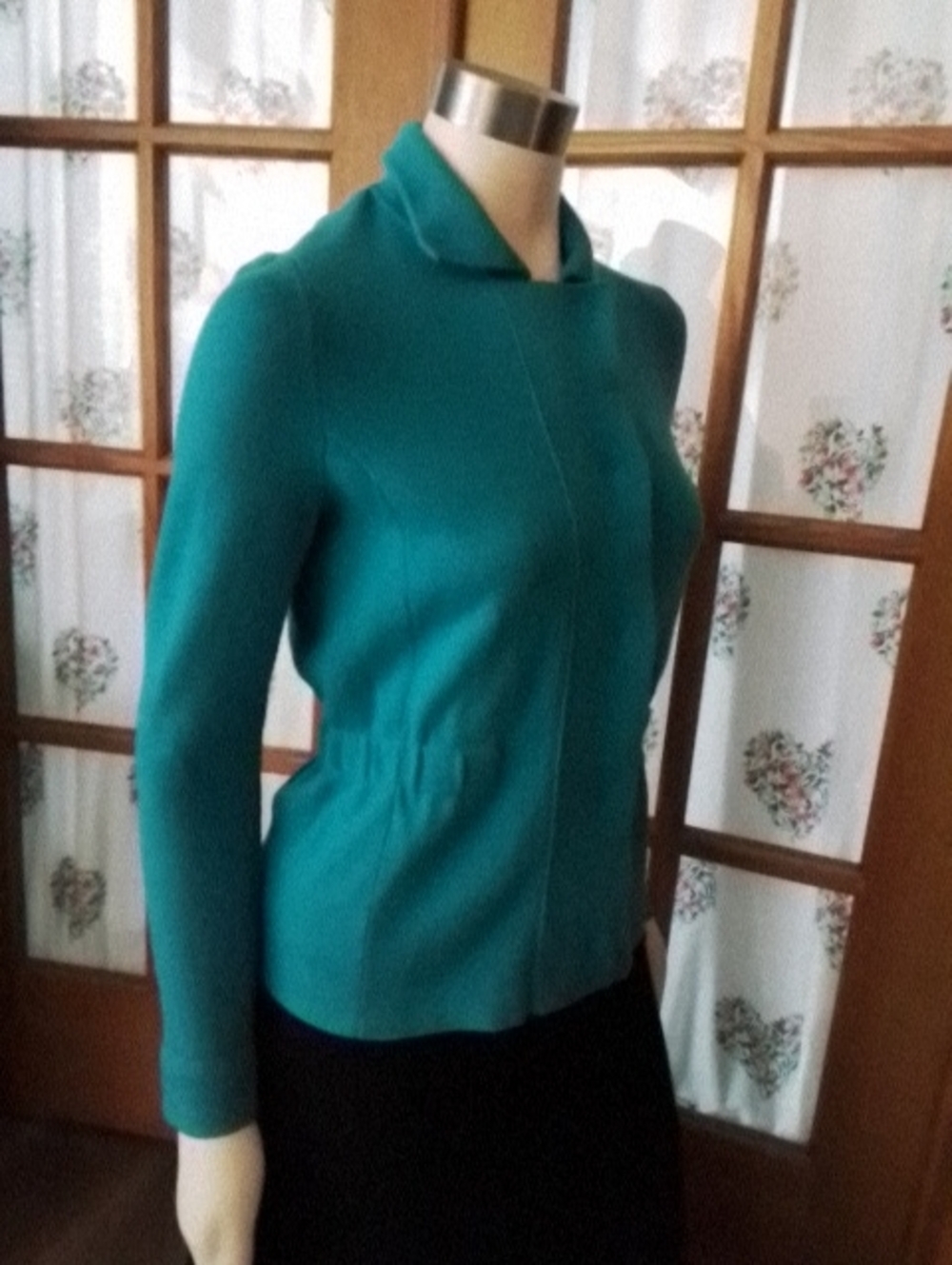 Carlisle Aqua Fitted Jacket/Blazer, Size S.
